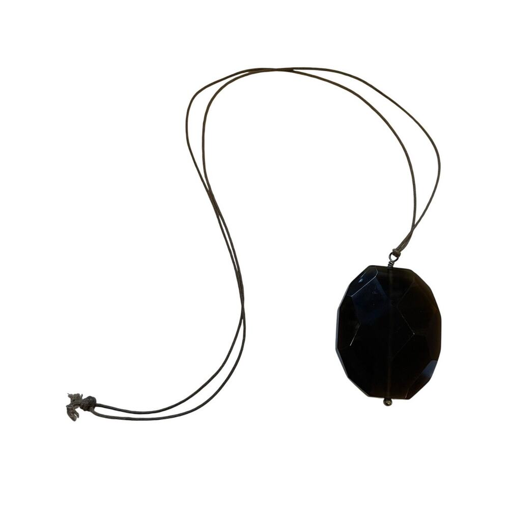 Brown Boho Pendant Necklace